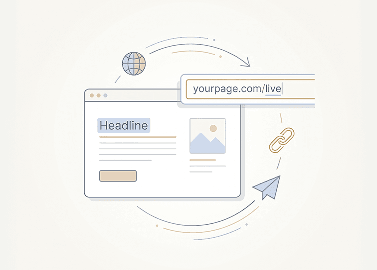 Publish your page preview