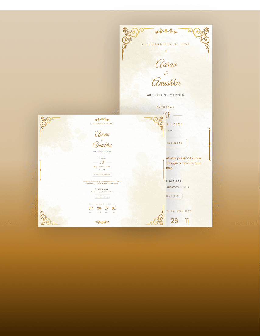 Gilded Frame template preview
